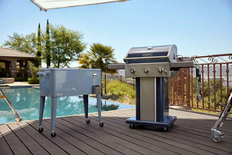 Your Outdoor Kitchen Cooler and Gas Barbecue